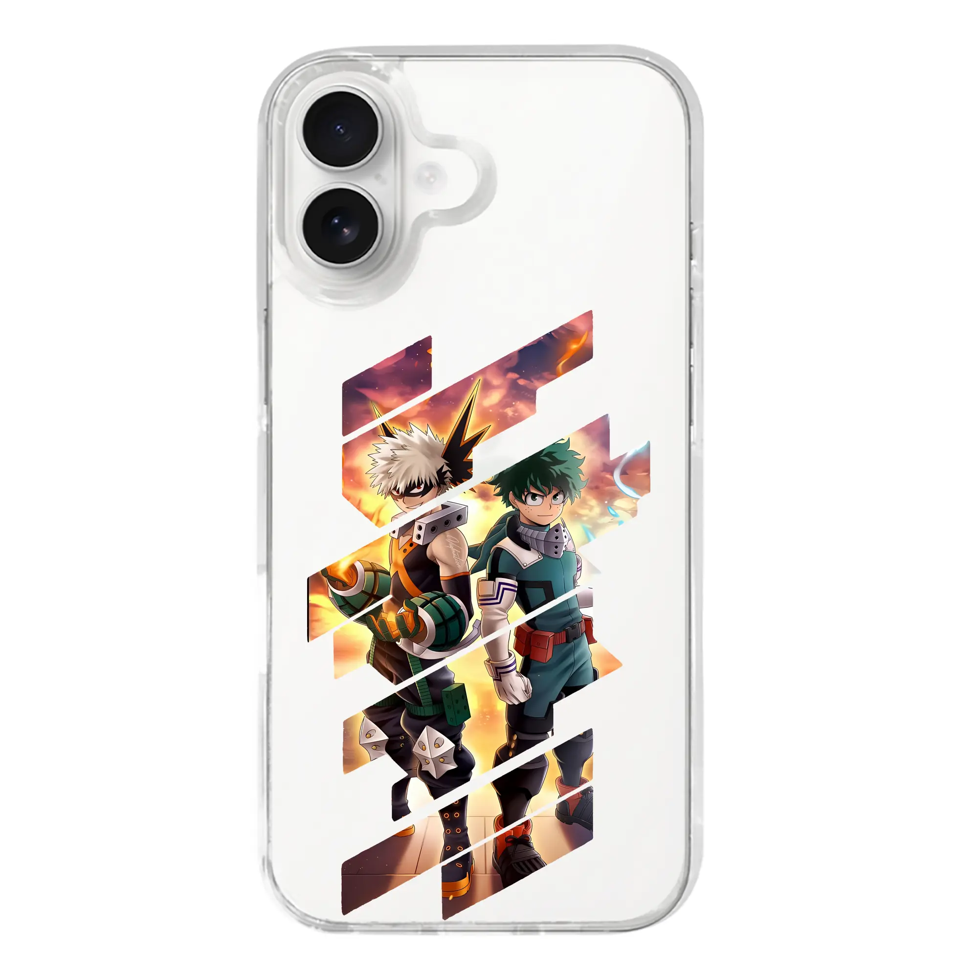 僕のヒーローアカデミア グッズ,爆豪勝己 - iPhone 17シリーズ 透明スマホケース – 薄型・耐衝撃・精密フィット保護カバー